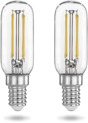 POPPSTAR LED-Lampen für Dunstabzugshauben (E14 4W 6000K kaltweiß, 2 Stück) Ersatz für Dunstabzugshaube Glühbirne 40W von POPPSTAR