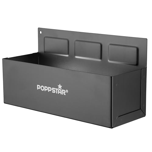 Poppstar Magnetische Spraydosen Ablage, Länge 210mm x Höhe 70mm x Breite 75mm, Material: Stahl, Farbe: schwarz Poppstar Magnetische Spraydosen Ablage, Länge 210mm x Höhe 70mm x Breite 75mm, Material: Stahl, Farbe: schwarz von POPPSTAR
