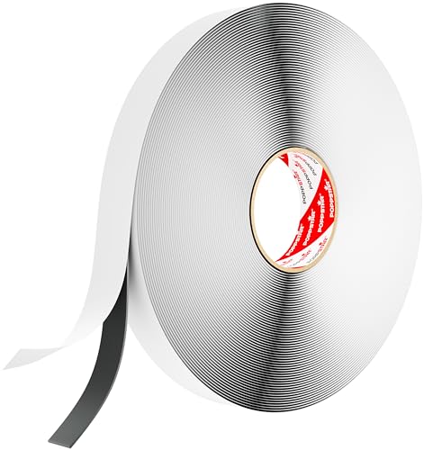 POPPSTAR doppelseitiges Butyl Klebeband (25m x 20mm x 1,6mm) Dichtband selbstklebend schwarz von POPPSTAR