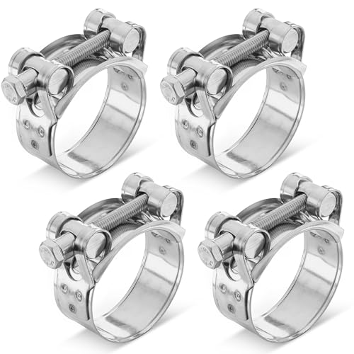 Poppstar 2 Stück Gelenkbolzenschellen Edelstahl Schlauchschellen Spannbereich 44-47mm, Bandbreite 22mm, W4 Poppstar 2 Stück Gelenkbolzenschellen Edelstahl Schlauchschellen Spannbereich 44-47mm, Bandbreite 22mm, W4 von POPPSTAR