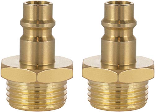 Poppstar 2x Druckluft-Stecknippel NW 7,2 mit 1/2 Zoll Außengewinde für Druckluft-Anschluss Poppstar 2x Druckluft-Stecknippel NW 7,2 mit 1/2 Zoll Außengewinde für Druckluft-Anschluss von POPPSTAR