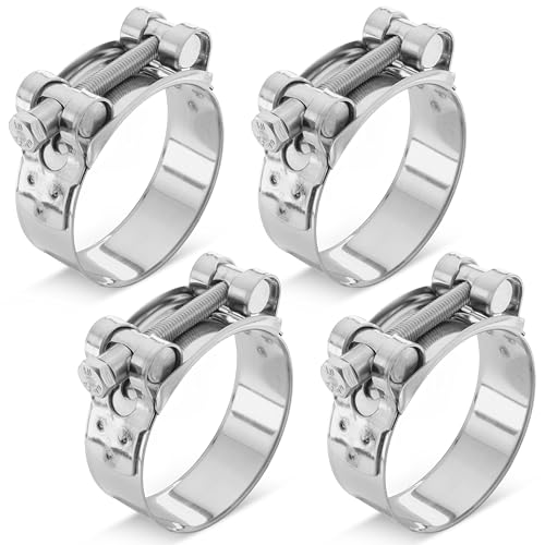 Poppstar 4 Stück Gelenkbolzenschellen Edelstahl Schlauchschellen Spannbereich 56-59mm, Bandbreite 22mm, W4 Poppstar 4 Stück Gelenkbolzenschellen Edelstahl Schlauchschellen Spannbereich 56-59mm, Bandbreite 22mm, W4 von POPPSTAR