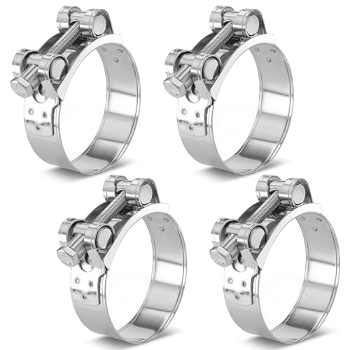 Poppstar 4 Stück Gelenkbolzenschellen Edelstahl Schlauchschellen Spannbereich 60-63mm, Bandbreite 22mm, W4 Poppstar 4 Stück Gelenkbolzenschellen Edelstahl Schlauchschellen Spannbereich 60-63mm, Bandbreite 22mm, W4 von POPPSTAR