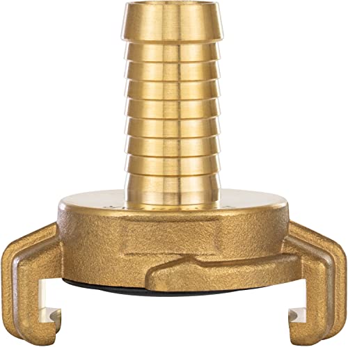 Poppstar Messing Schnellkupplung 1/2 Zoll Tülle (Kupplung 1/2 Zoll Schlauchtülle), für 13mm Schlauch-Innendurchmesser von POPPSTAR