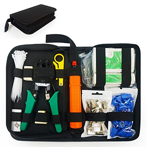 OPYS 9 Stück + 1 Ersatz-Klinge, RJ45-Netzwerkkabel, Elektrowerkzeug-Set zur Überprüfung von Netzwerk und Wartung oder Reparatur. OPYS 9 Stück + 1 Ersatz-Klinge, RJ45-Netzwerkkabel, Elektrowerkzeug-Set zur Überprüfung von Netzwerk und Wartung oder Reparatur. von POPYS
