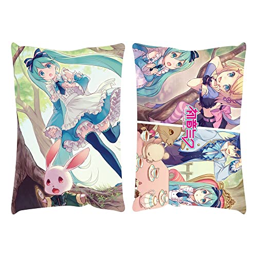 Hatsune Miku Kissen Miku in Wonderland 50 x 35 cm von POPbuddies