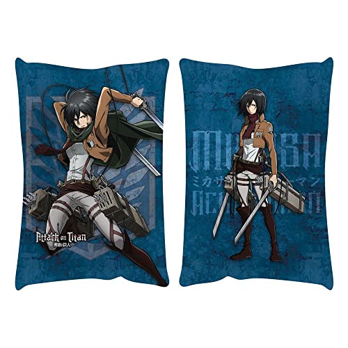 Kissen Attack on Titan - Mikasa Ackermann Hug Size Pillow von POPbuddies