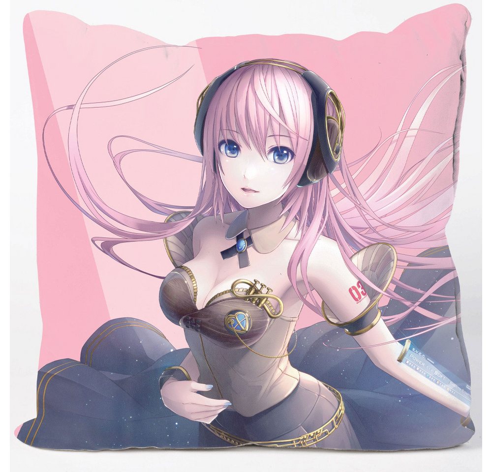POPbuddies Dekokissen Vocaloid Kissenbezug Megurine Luka 50 x 50 cm von POPbuddies
