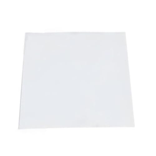 1–20 Stück PVC-Platten, weiß/schwarz, leichte Kunststoffplatten for Heimwerkerprojekte, Länge 100–420 mm(White,5pcs 100X200X0.8) von POQAX