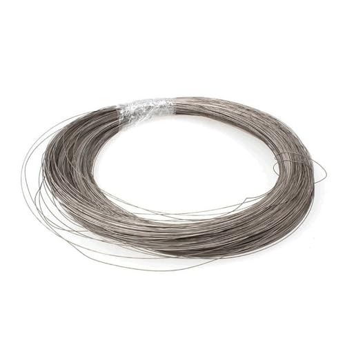 1 Meter langer TA2-Titandraht mit hoher Reinheit, Metall-Titan-Schweißhakendraht for Heimwerkermaterial, 1 Stück(0.6mm) von POQAX