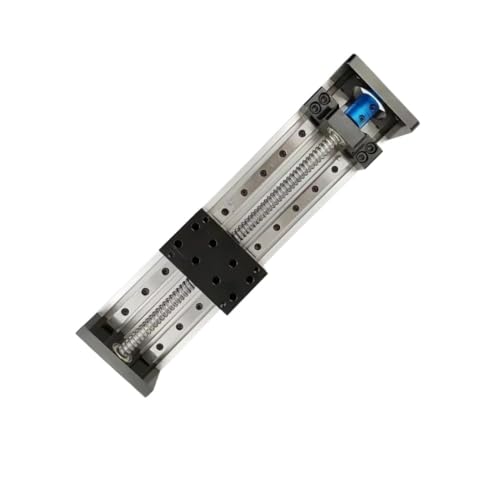 1 Satz 80 mm breiter Doppelschienen-Schiebetisch, XYZ-Achse SFU1605 Kugelumlaufspindel-Linearführungstisch for Maschinen(White,50mm) von POQAX