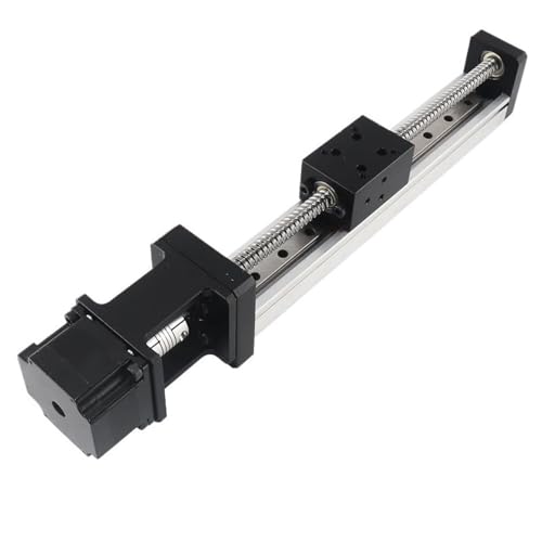 1 Satz HPV5-Aktuator-Linearmodul, SFU1204-Kugelumlaufspindel for CNC-Maschinen 17HS3401S/17HS4401S/23HS4128/23HS5628(Silver,400mm) von POQAX