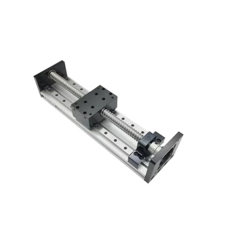 1 Satz Linearschienenmotor-Kit, 100–1200 mm Hub, SFU1605 Kugelumlaufspindel-Führungsstufe, XYZ-Achsen-Bewegungsmodul for Router(Red,100mm) von POQAX