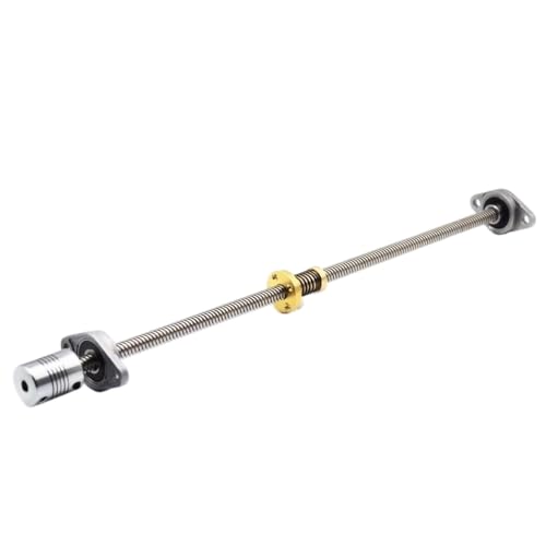 1 Satz T8-Trapezschraubensatz mit KFL08-Lagerhalterung, 200–600 mm horizontale Gewindestange for 3D-Drucker(300mm) von POQAX