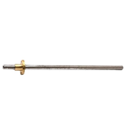 1 Stück T8 Trapezschraubensatz Gewinde 1 mm/2 mm/4 mm/8 mm, abriebfeste Gewindestange mit Mutter for Maschinen(700MM*1MM*1MM) von POQAX