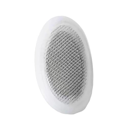 1 Stück Tri-Clamp Silikon-PTFE-Dichtungsstreifen, 10-500 Mesh Edelstahl-Tri-Clamp-Filtersieb(Light white,4INCH*200MESH) von POQAX