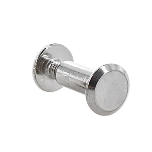 10 Sets M3 Schraubenbefestigungen Edelstahl, Bindegewindebolzen Nieten Schlitz for DIY Schreibtischmenü(8mm) von POQAX
