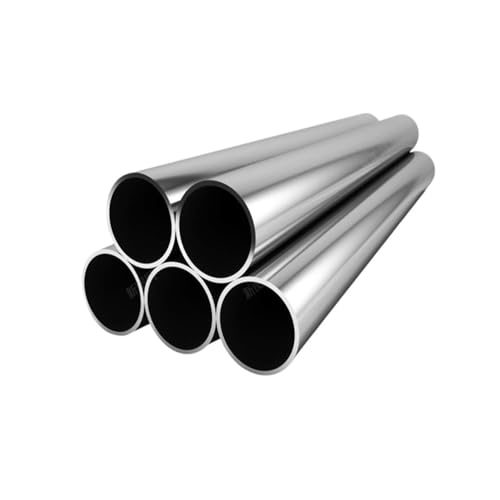 10 Stück Edelstahlrohre, Metallrohre, Länge 500 mm, gerades Edelstahlrohr, Hohlrohr, gerades Stahlrohr(100 * 2.5 * 0.5MM) von POQAX