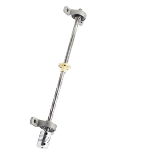 2er-Set T8 Trapezgewinde 8 mm, Gewindestange vertikal/horizontal, Kit for CNC-3D-Druckerteile(Green,350mm) von POQAX