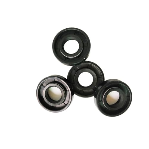 4/6/8/10 Stück Innendurchmesser 8 mm NBR-Wellenskelettdichtungen, TC-Typ Nitrilkautschuk-O-Form-Ringdichtung(8x16x6mm,10PCS) von POQAX