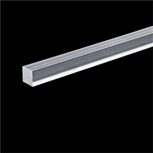 Architektonische Struktur-PMMA-Vierkantsäulen, extrudierte Acryl-Kunststoff-Vierkantstangen, Länge 100 mm bis 1000 mm(Length 100mm,6x6mm 5pcs) von POQAX