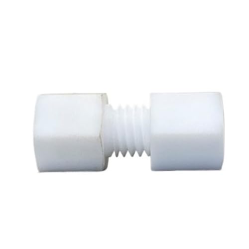 BSPP-Innengewinde-Kompressionsverbindung, weiß, PTFE, Sanitär-Ersatzteile, Rohrverschraubung, Anschlussstück, 1 Stück(8mm,1/8inch) von POQAX