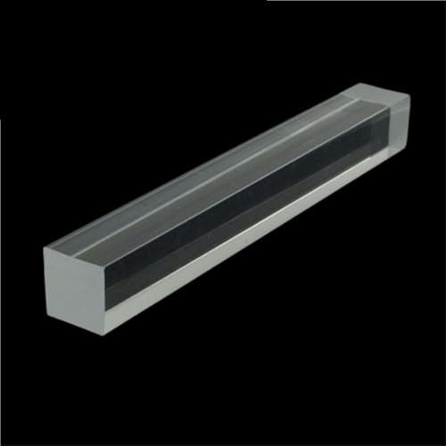 Extrudierter Acrylkunststoffstab, Länge 100 mm bis 500 mm, hochtransparenter Vierkantstab for die Architektur(Length 200mm 1pc,20x20mm) von POQAX