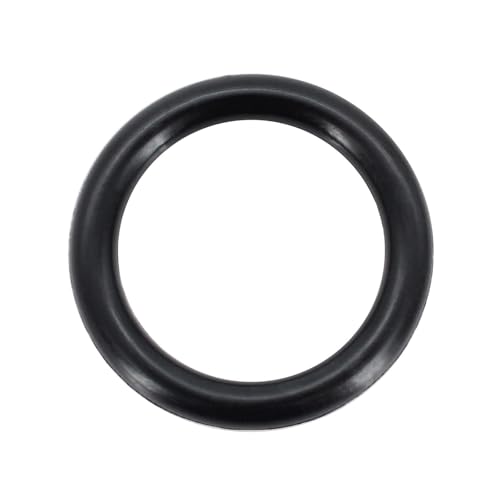 FKM-O-Ring-Dichtung, Dicke 1/1,2/1,5 mm, Fluorkautschuk-O-Ring, Öl-, Säure- und Alkalibeständigkeit for Automobile(Black,OD 11MM (8PCS)_THICK 1MM) von POQAX
