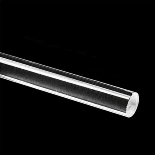 Klarer Rundstab, leicht, transparenter Acryl-Kunststoffstab, 35 mm, 40 mm, 30 mm, for Architekturmodelle, 1 Stück(Length 300mm 10pcs,6mm) von POQAX