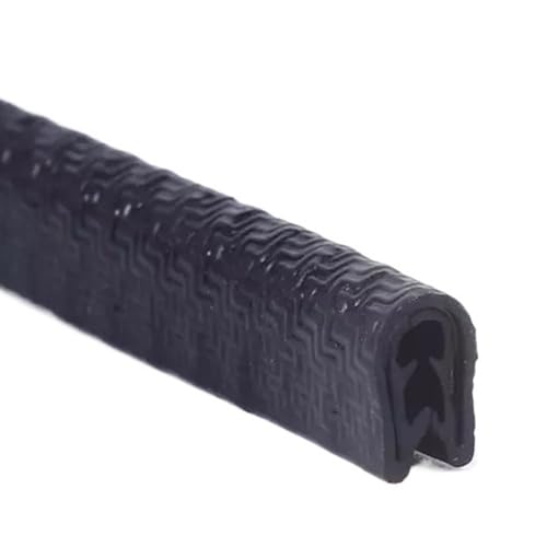 Länge 5M Klemmplatte U-Form Gummidichtungsstreifen, Kantenschutz aus Gummistreifen 1 piece(Black,SU04 CLAMP 1-4.5MM) von POQAX