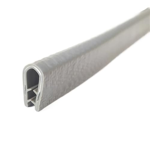 Länge 5M Klemmplatte U-Form Gummidichtungsstreifen, Kantenschutz aus Gummistreifen 1 piece(Gray,SU07 CLAMP 4-7MM) von POQAX