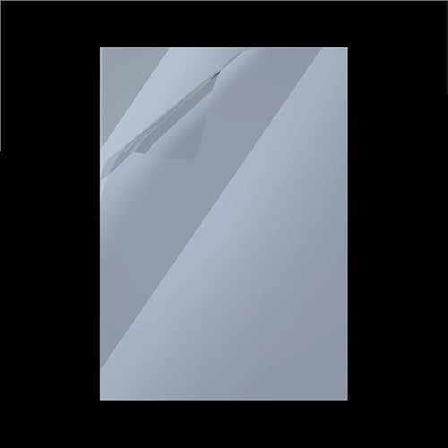 Leicht zu verarbeitende FEP-Folie, 280 mm Länge, 200 mm x 0,15 mm, rechteckige Trennmembran for Heimwerker(130x190x0.2mm,2 Pcs) von POQAX