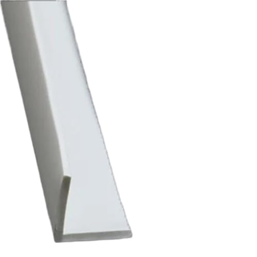 POQAX 1 Meter weicher, selbstklebender L-förmiger Kantenstreifen, Eckenschutzkante aus Silikonkautschuk for Schreibtische(25mm) von POQAX