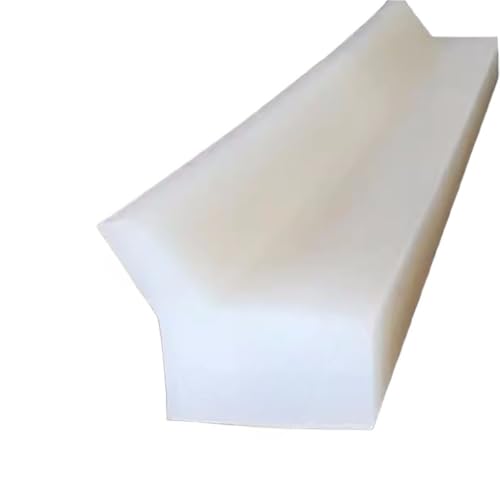 POQAX 1 Stück Eckenschutz-Kantenverkleidung, L-förmiger Silikon-Dichtungsvermeidungsstreifen, Weiß Schwarz(18MM*19MM*1METER) von POQAX