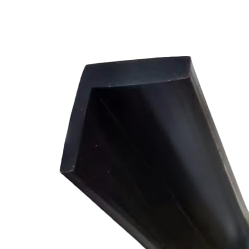 POQAX 1 Stück Eckenschutz-Kantenverkleidung, L-förmiger Silikon-Dichtungsvermeidungsstreifen, Weiß Schwarz(20MM*20MM*1METER) von POQAX