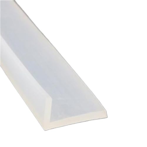 POQAX 1 Stück L-förmiger Silikon-Dichtungsstreifen zur Kollisionsvermeidung, Glaswinkelecke, Saumstreifen for das Wohnzimmer(10x20mm) von POQAX
