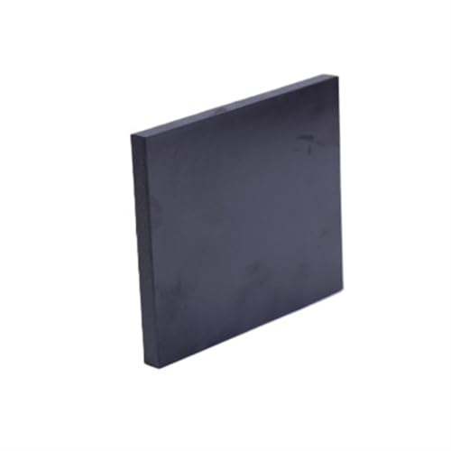 POQAX 1 Stück Polyethylen-Kunststoffplatte, bunte Polyethylenplatte, Kunststoffplatte HDPE, Hochtemperaturplatte for CNC-Gravur DIY(Black,200X300MMX20MM) von POQAX