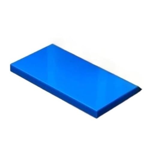 POQAX 1 Stück Polyethylen-Kunststoffplatte, bunte Polyethylenplatte, Kunststoffplatte HDPE, Hochtemperaturplatte for CNC-Gravur DIY(Blue,200X300MMX12MM) von POQAX
