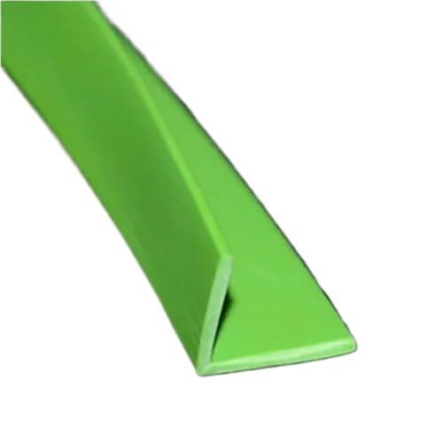 POQAX 1 m Kantenstreifen aus Silikonkautschuk, L-förmig, selbstklebende Kante, verhindert Kollisionen for Schreibtischecken, 1 Stück(17x17mm) von POQAX