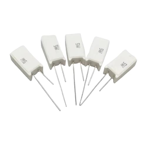POQAX 10 Stück Präzisions-Standard-5-W-Draht-Abtastwiderstände, Keramik-Zement-Widerstand 0,01R-220K Ohm(2.7K) von POQAX