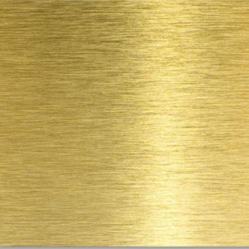 POQAX 2 Stück 1050 eloxierte Aluminiumblechplatten 200 mm x, Silber/Gold Aluminium-Gravurrohlinge for Gerüste(Gold,1mm) von POQAX