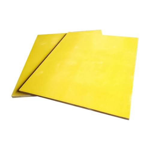 POQAX 2 Stück 3240 Epoxidharzplatte 3D-Drucker Abnehmbare Plattform G10 Fiberglasplatte, FR4 Gelbe Glasfaserplatte(100MM X150MMX1.5MM) von POQAX