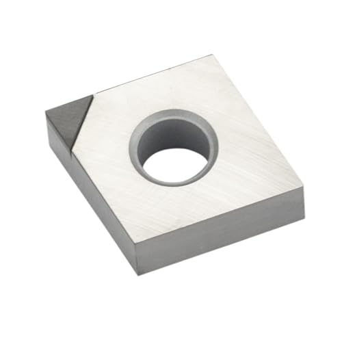 POQAX 2 Stück CCMT09T304 PCD CBN-Diamant-Einsätze, hochabriebfestes CNC-Innendrehwerkzeug for gehärteten Stahl(CCGT120408,CBN) von POQAX