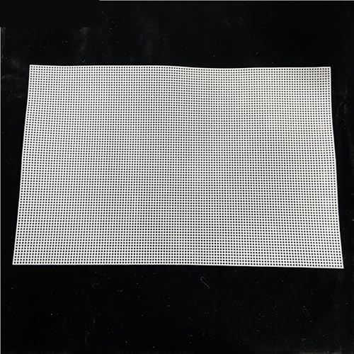 POQAX 33 * 50cm Kunststoff Mesh Stoff Tasche Teppich Faden Haken Handwerk liefert, Haken Handwerk Gitter DIY Handwerk Haken Zubehör 1 Piece(2mm) von POQAX