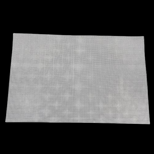 POQAX 33 * 50cm Kunststoff Mesh Stoff Tasche Teppich Faden Haken Handwerk liefert, Haken Handwerk Gitter DIY Handwerk Haken Zubehör 1 Piece(3mm) von POQAX