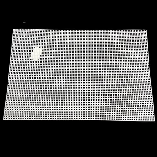 POQAX 33 * 50cm Kunststoff Mesh Stoff Tasche Teppich Faden Haken Handwerk liefert, Haken Handwerk Gitter DIY Handwerk Haken Zubehör 1 Piece(4mm) von POQAX