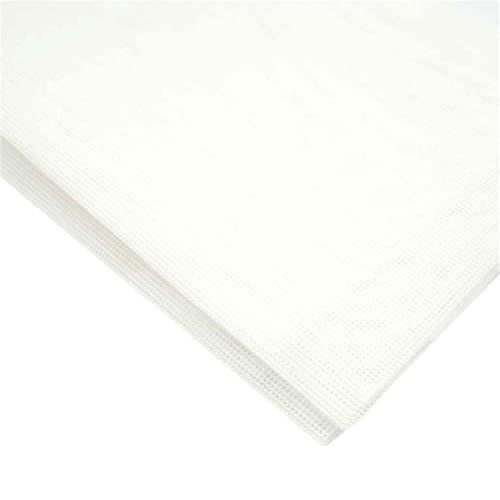 POQAX 896A 100x100cm Netzstoff for Teppichhaken, Wandteppich-Leinwand, DIY-Werkzeug, Stickerei, Bastelbedarf, 1 Stück von POQAX