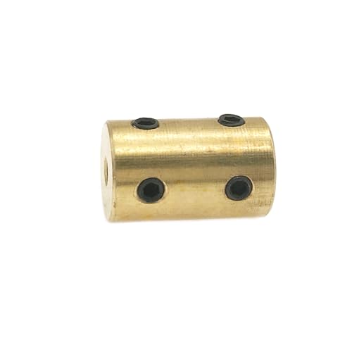 POQAX D14L22 Messing Starre Kupplungsbohrung, Motoranschluss for Modellschiff RC Modelle Automobil Flugzeug Zubehör 1 piece(3.17mmX3.17mm) von POQAX