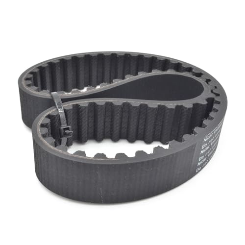 POQAX Gummizahnriemen mit geschlossener Schleife, STD S8M-Zahnriemen, Breite 15–50 mm, for Getriebe hohem Drehmoment, 2 Stück(320 * 15MM) von POQAX