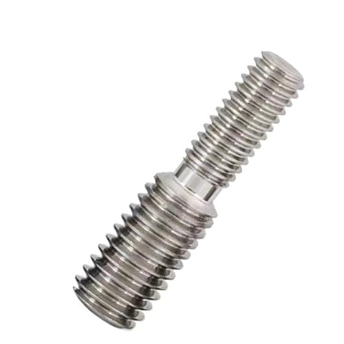 POQAX Premium 304 Edelstahl Massiv Doppelkopf Umbaustange, Außengewinde Rundkopf Zahnstocher(M4x10-M5x10 5Pcs) von POQAX